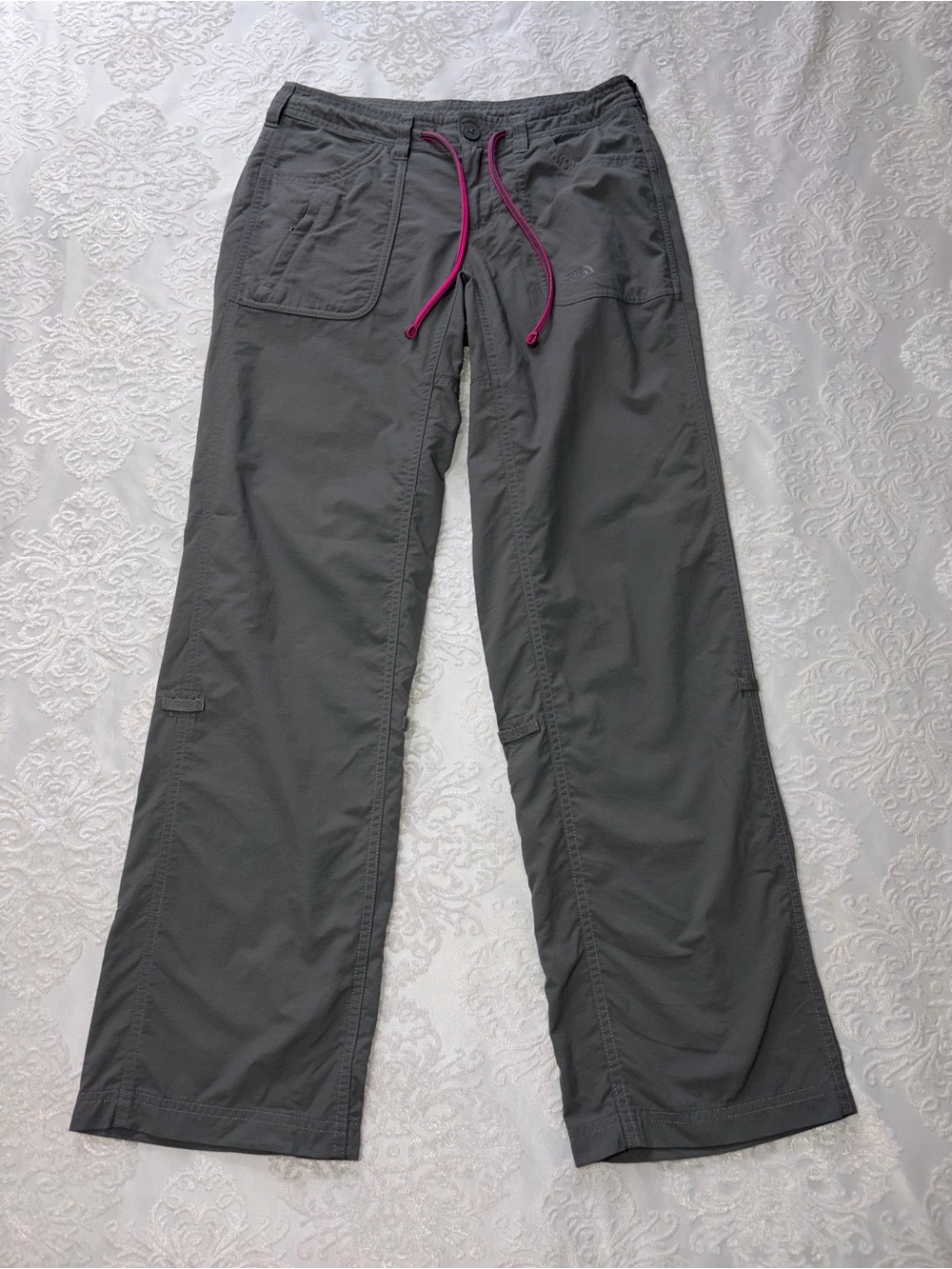 The North Face Hiking Pants Convertible Quick Dry Lightweight Grey Size 2